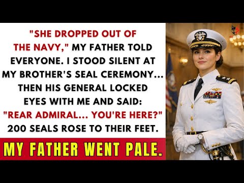 My Dad Mocked Me at my Brother’s SEAL Ceremony — Then His General Said: “Rear Admiral”