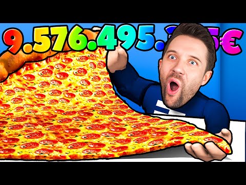 Ich ESSE PIZZA um REICH zu werden in Roblox Fett Roller Simulator