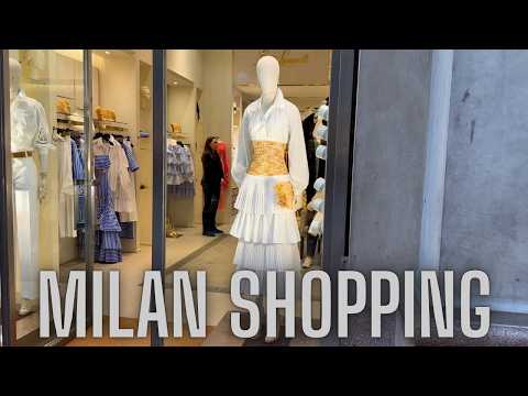 Luxury Window Displays in Milan 🇮🇹 | Gucci, Prada, Louis Vuitton & Dior | Milan Fashion Shopping