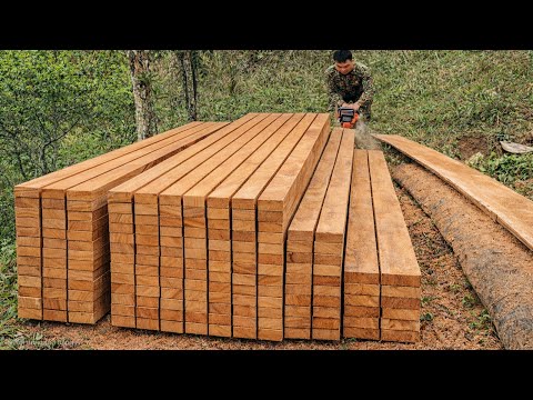 From Giant Log to Perfect Planks | Husqvarna Chainsaw Milling