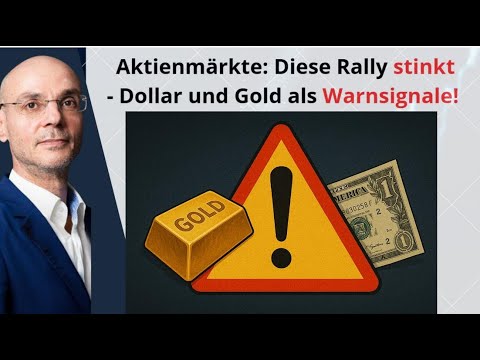 Aktienmärkte: Diese Rally stinkt - Dollar und Gold als Warnsignale! Marktgeflüster