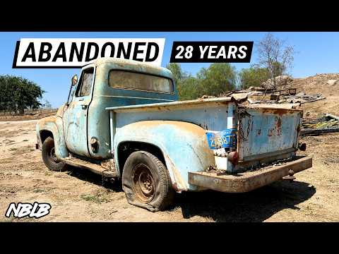 1955 Ford F-100, WILL IT RUN After 28 Years in the Desert?