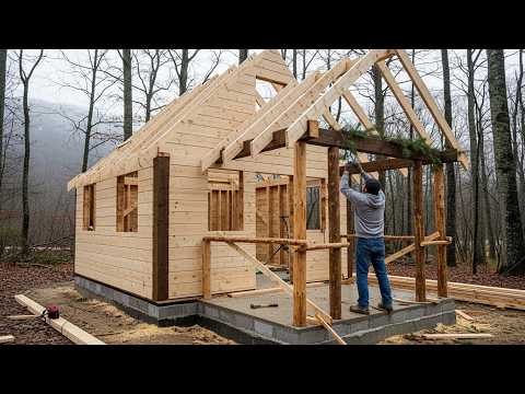 This Man Built an Incredible Forest Cabin All by Himself — The Result Is Stunning