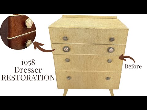 UGLY DUCKLING - RESTORATION of an old chest of drawers.