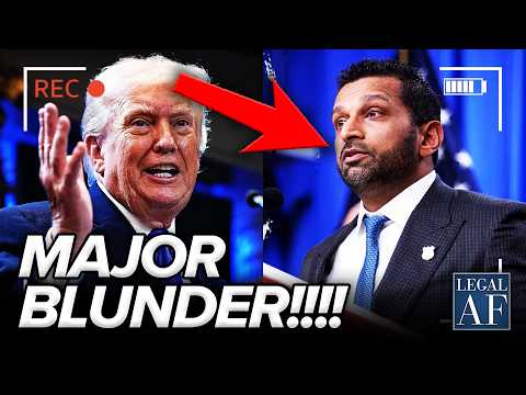 Kash Patel INSTANTLY IMPLODES Indictment?!?!
