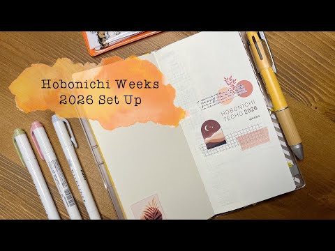 Hobonichi Weeks Set Up 2026 - Everyday Carry Planner