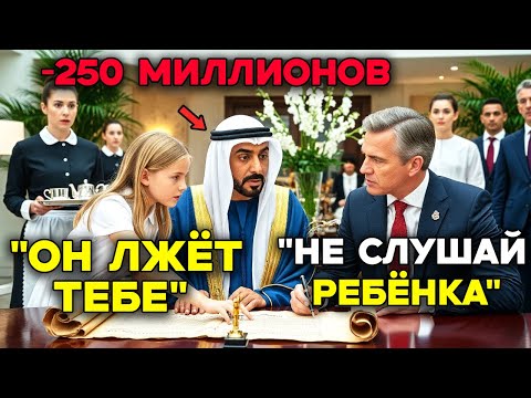 “ЭТО ПОДДЕЛКА”, — сказала ДОЧЬ горничной на идеальном АРАБСКОМ и СПАСЛА ШЕЙХА от мошенничества