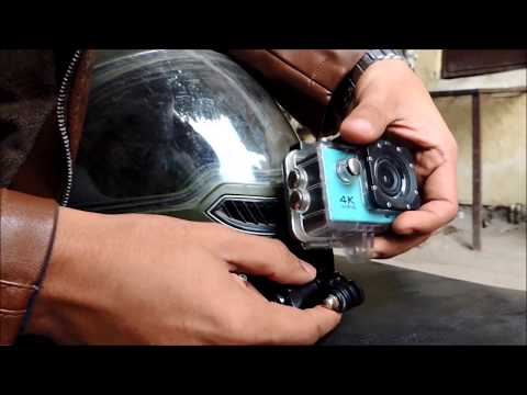 How to mount Action Cam on Helmet in 5 Minutes - (Easy & HIndi)