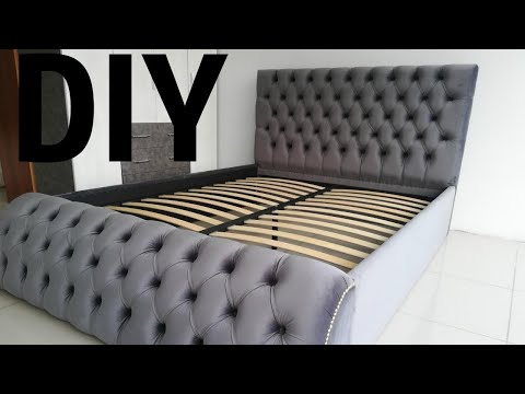 КРОВАТЬ своими руками КАПИТОНЕ /DIY Capitone Bed
