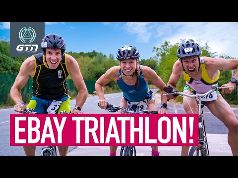 We Did A Triathlon Using eBay & This Is What Happened!