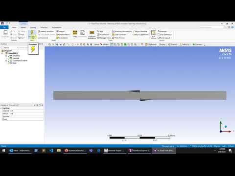 Mesh Tool Ansys Fluent, Mesh sizing and Face Mesh