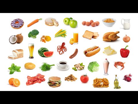 Learn English Vocabulary - FOOD and DRINKS