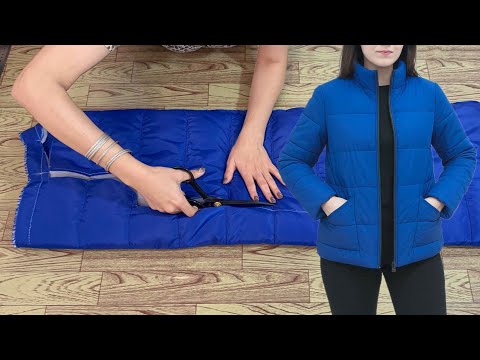 💙Sewing Jacket Is Easier Than You Think! Sewing Winter Jacket