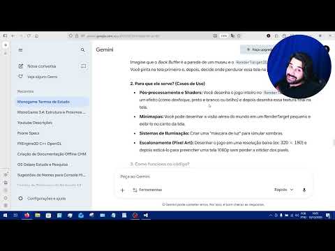 S01E03 - Jornada Retrô: Criando um jogo de PS1 com IA e MonoGame! 🎮