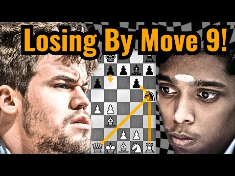 Magnus Carlsen SHOCKED By Pragg's Crazy Move 7 SACRIFICE! (Opening Rewritten!)