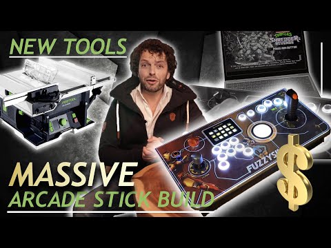 Buying new Festool TOOLS and building a MASSIVE Arcade Fight Stick $$$