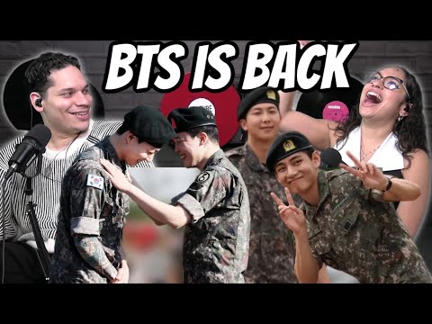 THEY ARE BACK!!! Waleska & Efra react to JIMIN - JUNGKOOK BTS, MILITARY DISCHARGE