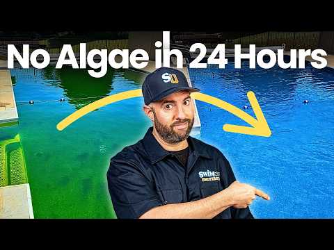 Green Pool CURE: How to Clear Up POOL ALGAE Overnight (24-Hour Fix)