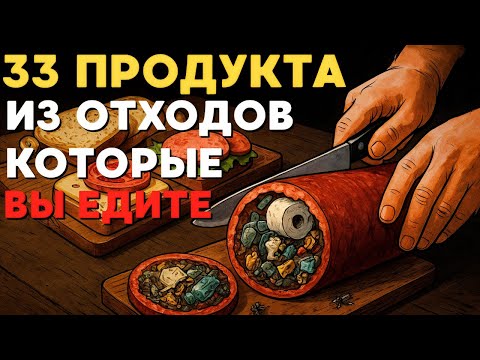 33 Продукта, Которые На Самом Деле Сделаны Из Отходов (Вы Едите Это! 🍴)
