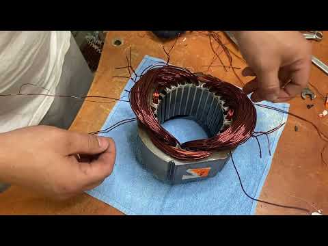 ☢️⚡️Repair of a 2 kW brushed gasoline generator, stator restoration⚡️PART 2