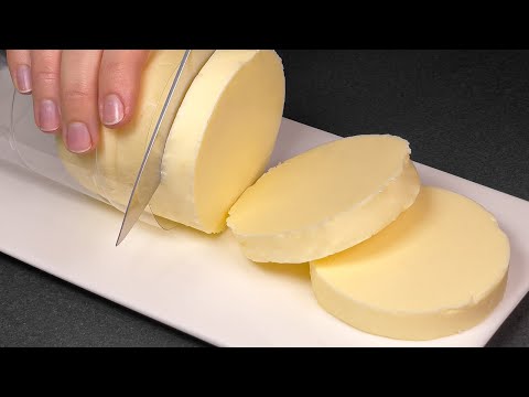 Don't buy butter! 1 kg of butter from 1 liter of milk in just 5 minutes!