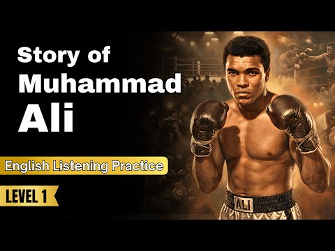 Muhammad Ali’s Journey from Louisville to World Champion | English Listening Practice ✅