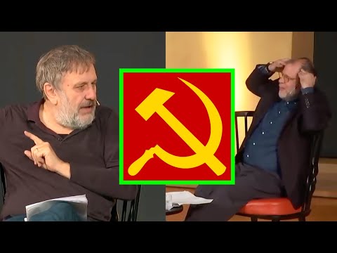 Zizek challenged: "You are not a Communist. You are a Conservative!"