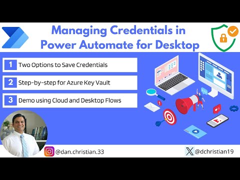 Managing Credentials in Power Automate for Desktop