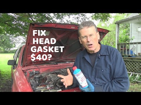 Easy Fixed Blown Head Gasket Cheap with Blue Devil Head Gasket Sealer