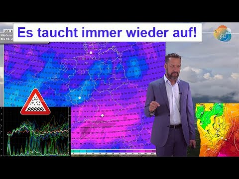 Es (neuer Regen im Süden, Kühle von Norden) taucht immer wieder auf! Wettervorhersage 03.-09.06.2024