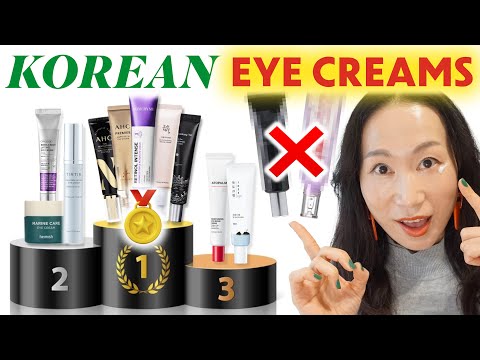 BEST 5 Korean Anti-aging Eye Creams - Gold, Silver, Bronze and Trashes... Korean skincare I Over 40