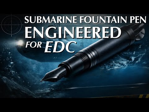 A Fountain Pen for Modern EDC | Turbine-Driven Design That Breaks Tradition