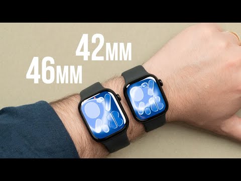Apple Watch Series 11 - Size Comparison on Wrist! (42mm vs 46mm)