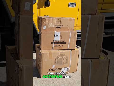 FULL VIDEO AVAILABLE NOW! Coody Octopus Inflatable Tent RBM Outdoors #campinggear  #camping #tent