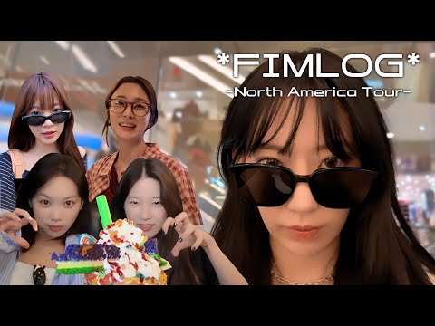 Long time no see NY!!!!!!!! ✈️ | 북미 투어 르세라핌 조각 모음집 🫶 | FIM-LOG