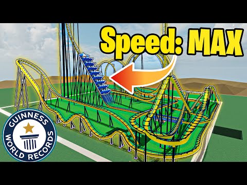 I Spend $1,000,000 and build the FASTEST Roller Coaster in Roblox (World Record)