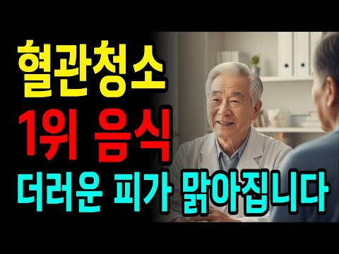 혈관을 청소하는 1위 음식! 이것만 드시면 더러운 피가 맑아집니다 | 의사가 말하지 않는 혈관 청소의 비밀 | 콜레스테롤 제거 | 시니어 건강
