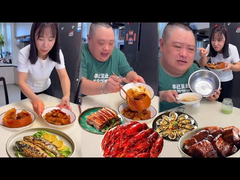 蠢老公有想偷吃，我把雞蛋紅燒肉全部搶走，他只能哭著乾瞪眼【胖嫂美食】