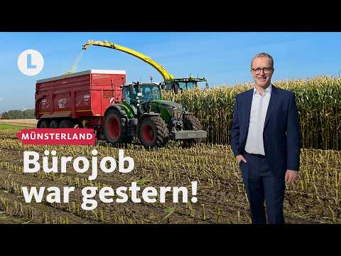 Warum er seine Zeit lieber auf dem Trecker verbringt! | WDR Lokalzeit LandSchafft