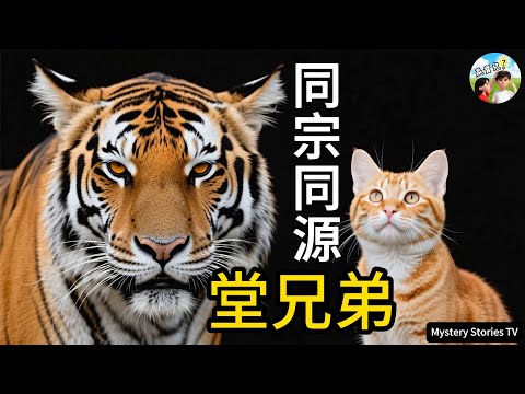 貓科動物反差天花板！老虎和貓真是親戚嗎？