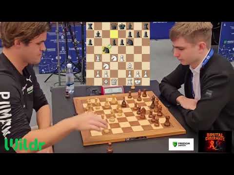 “Magnus Carlsen Shows No Mercy vs Alexey Sarana | World Blitz 2023 R14”