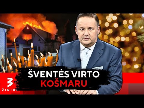 Kraupios Kalėdos Lietuvoje: žmogžudystė ir mirtinas gaisras
