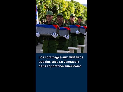 Cuba rend hommage à ses militaires tués au Venezuela