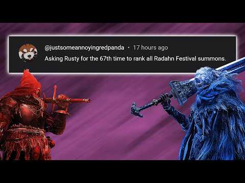 Fine, Let's Rank the Radahn Summons