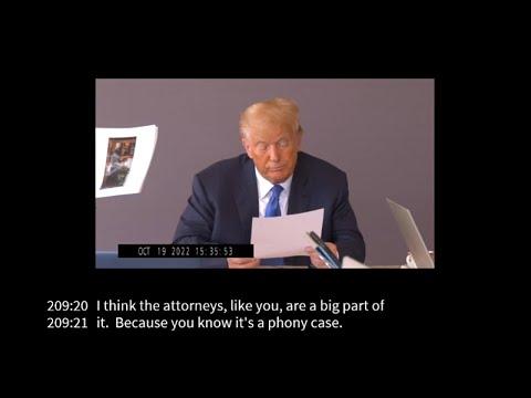 Donald Trump's video deposition in rape lawsuit made public