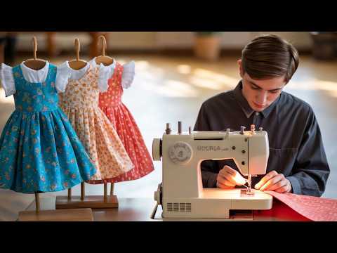 3 of the easiest dresses to sew for kids. For beginners.