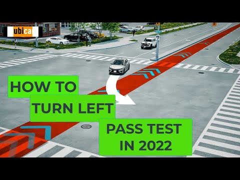 How to turn left at an intersection to pass your driving test in 2022