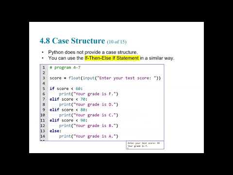 Ch 4.8 Focus on Python - Decision Structures and Boolean Logic