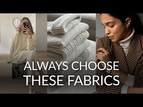 6 fabrics that instantly make you look expensive | For elegant women | How to look expensive