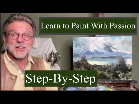 Paint with Stefan Baumann step-by-step and watch him create a magnificent work of art.